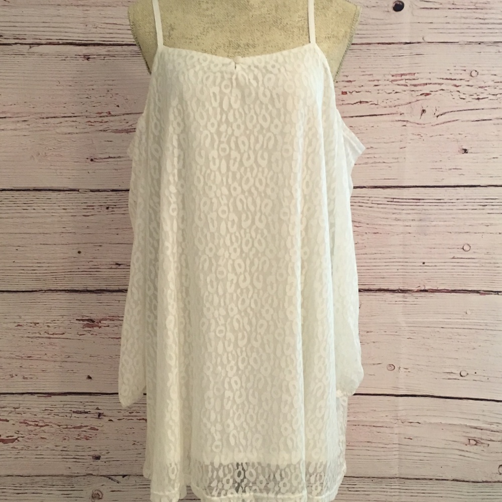 Ivory Off Shoulder Dress